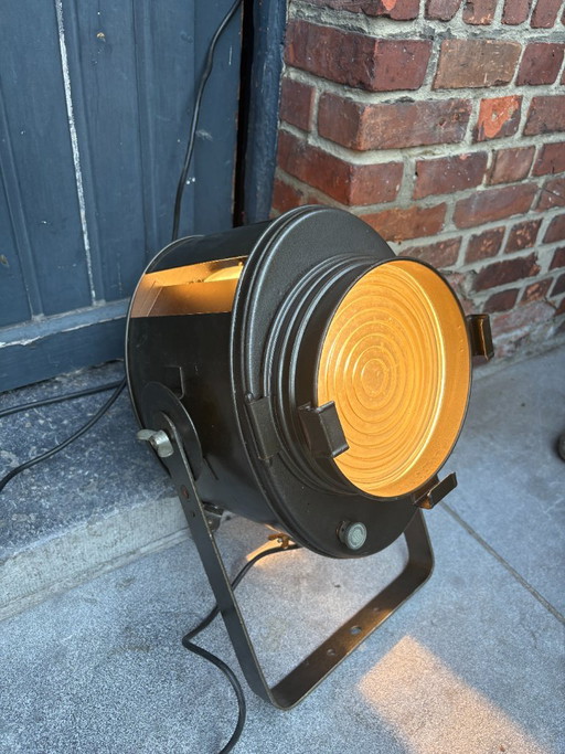 Alter Theaterscheinwerfer 40er-50er Paris AE Cremer – vloerlampen, Glass, Metal