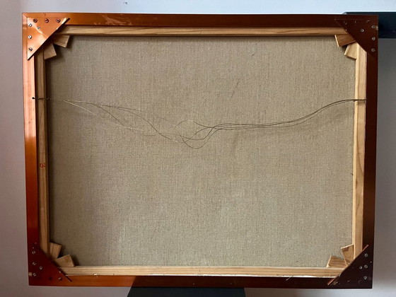 Image 1 of A. Nobre-Madeira, Abstracción, 1975, Óleo sobre lienzo