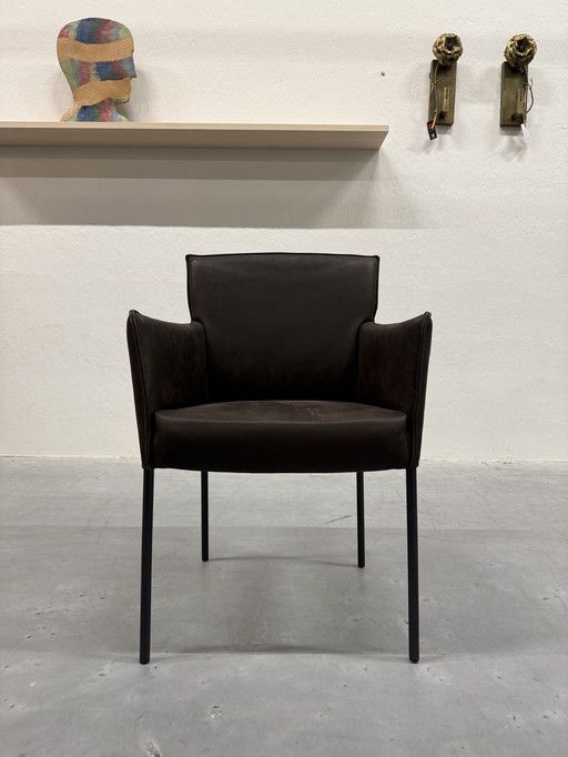 1 Design on Stock Amra Chair Cabo Maroon Leather