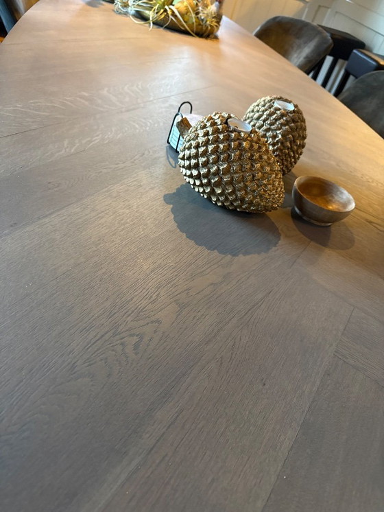 Image 1 of Luxury Dining Area: Table + 6 Passe Partout Armchairs