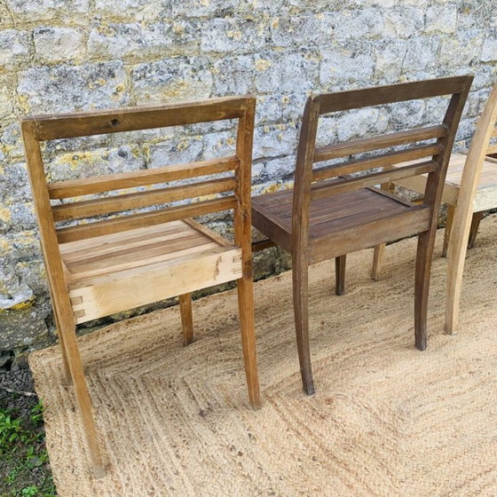 Image 1 of Ensemble de 4 chaises René Gabriel