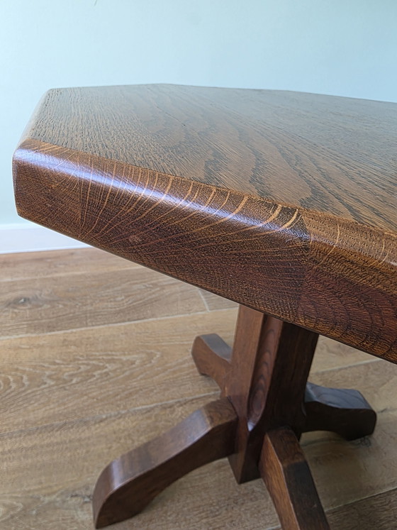 Image 1 of Tavolino vintage ottagonale in rovere massello