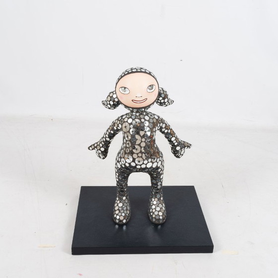 Image 1 of Kathy Mueller-Moser (1968) - Open arms noir, 56 x 45 cm ,3/3, signé