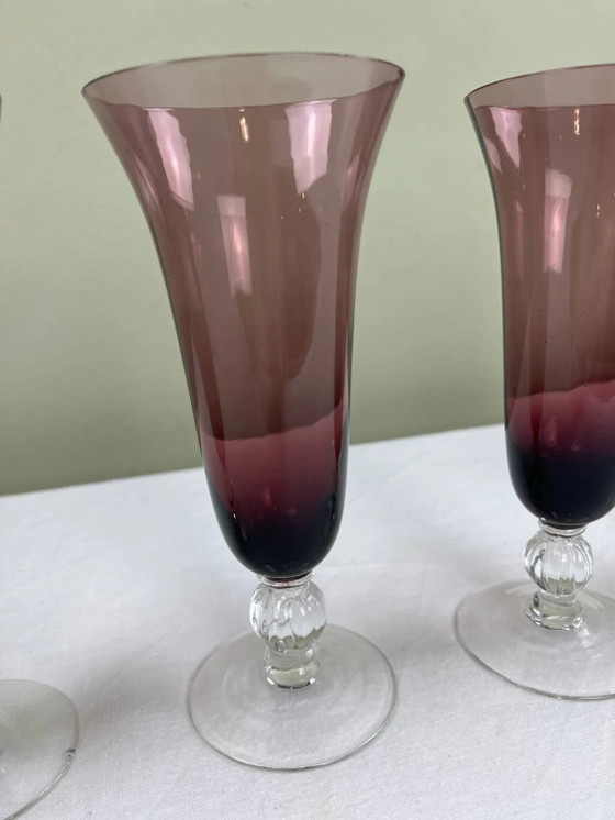 4 vasos morados – Vasos y jarras, Vintage (photo 4 of 9)