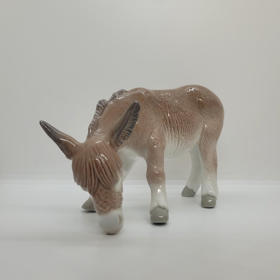 Image 1 of „Esel“-Figur, emailliertes Porzellan, Lladró, 20. Jahrhundert – Spanien