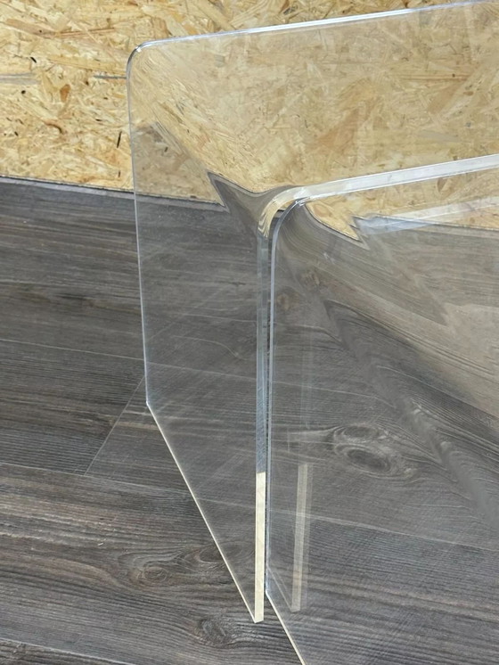 Image 1 of 60s 70s side tables Nesting Tables Acrylic Plastic Space Age Design
