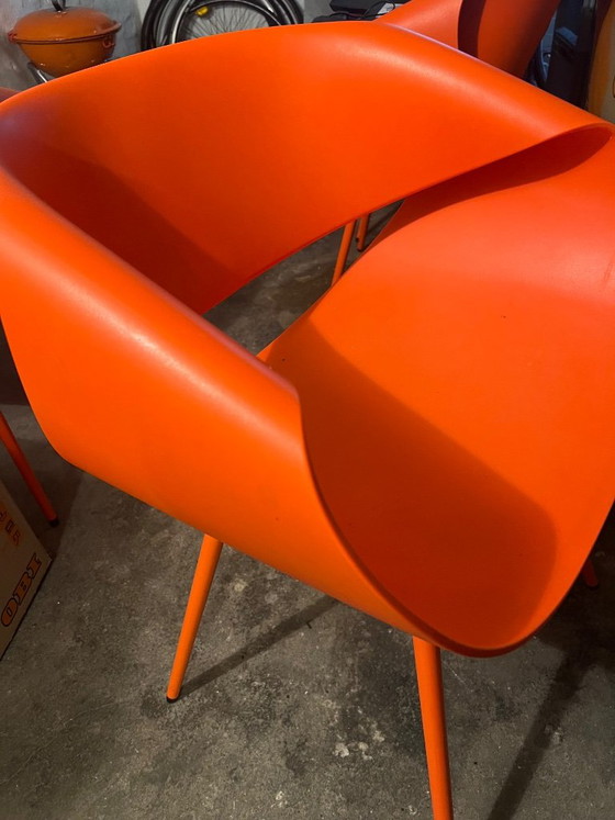 Sedie di design Züco in arancione – Sedie da pranzo, Plastica (photo 5 of 5)