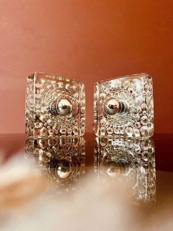 Image 1 of Set di lampade da parete Hillebrand Ice Cubes