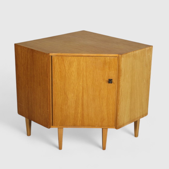 Image 1 of Meuble d'angle vintage, mobilier audio - années 1960