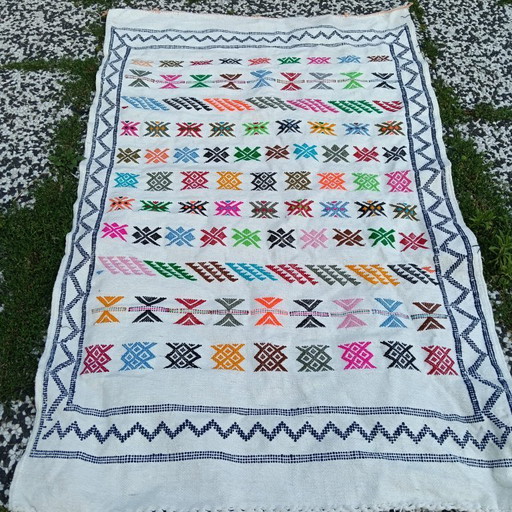Handgeknoopt Berber kleed wol 147x90cm