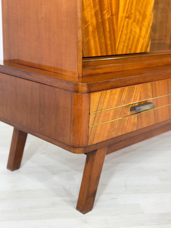 Image 1 of Vintage Mid-Century Highboard / Bar Cabinet / Sideboard / Living Room Cabinet