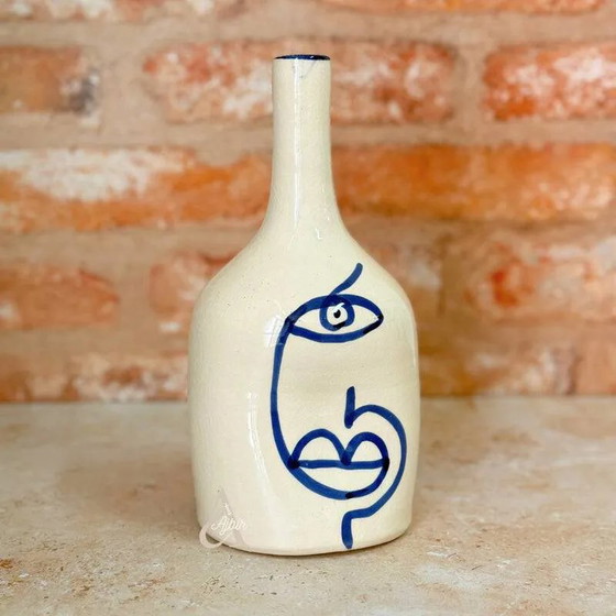 Ceramic bottle vase (photo 2 of 2)