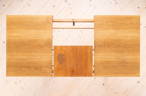 Image 1 of Dining Table with Set of 4 Dining Chairs by Antonin Šuman, Reupholstered, Czechoslovakia, 1960s