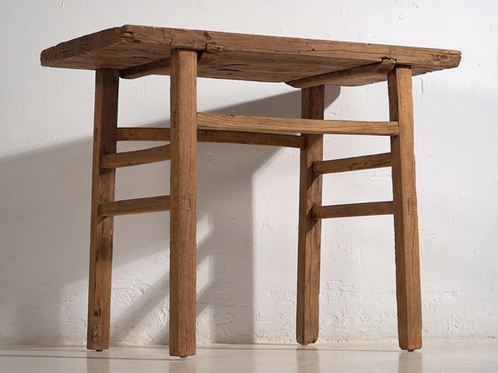 Antiker Konsolentisch aus Holz (ca. 1920) #6 (photo 10 of 29)