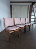 4 chaises vintage danoises Erik Buch