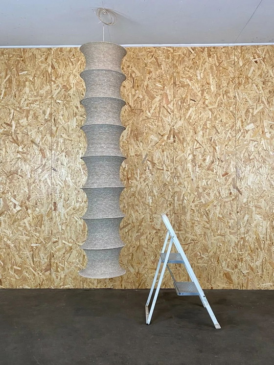 Image 1 of 60s 70s XXL Lamp Hanglamp Buislamp Stof Stof 60s