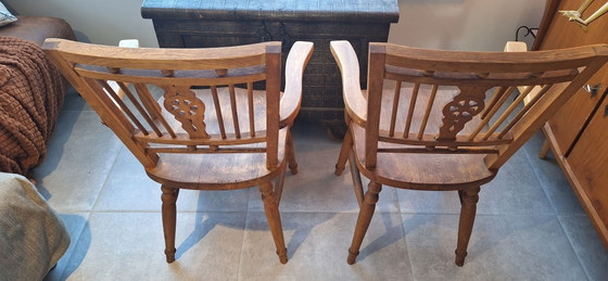 Set di poltrone vintage Mendlesham (Windsor), Sedie da pranzo, Legno, Marrone (foto 10 di 13)