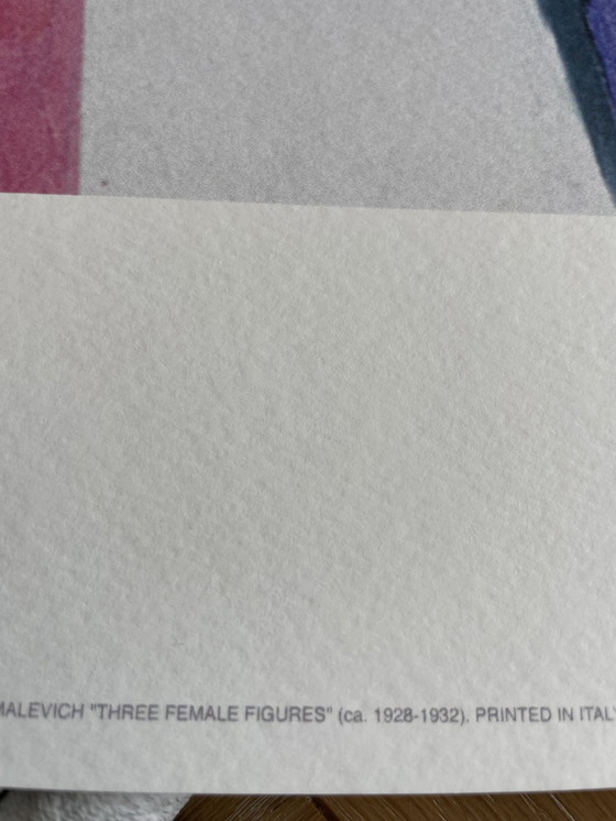 Image 1 of Kazimir Severinovich Malevich (1878-1935), Tres figuras femeninas, (ca. 1928-1932), Impreso en Italia