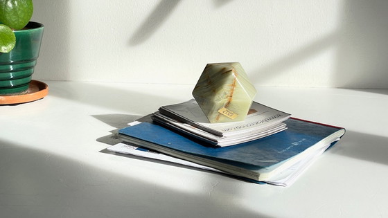 Image 1 of Vintage Onyx Paperweight