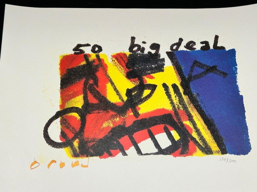 Serigrafia di Herman Brood "50 Big Deal"