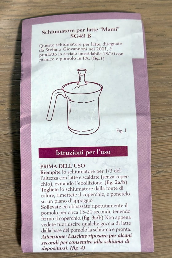 Image 1 of Alessi / Mami mousseur à lait / Stefano Giovannoni / NOUVEAU