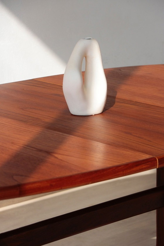 Image 1 of Oval teak dining table - 6 to 8 people - Fresco model - G Plan