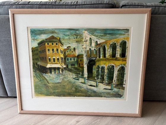 Image 1 of Lithographie de Jeroen Hermkens, titre Vérone 1992