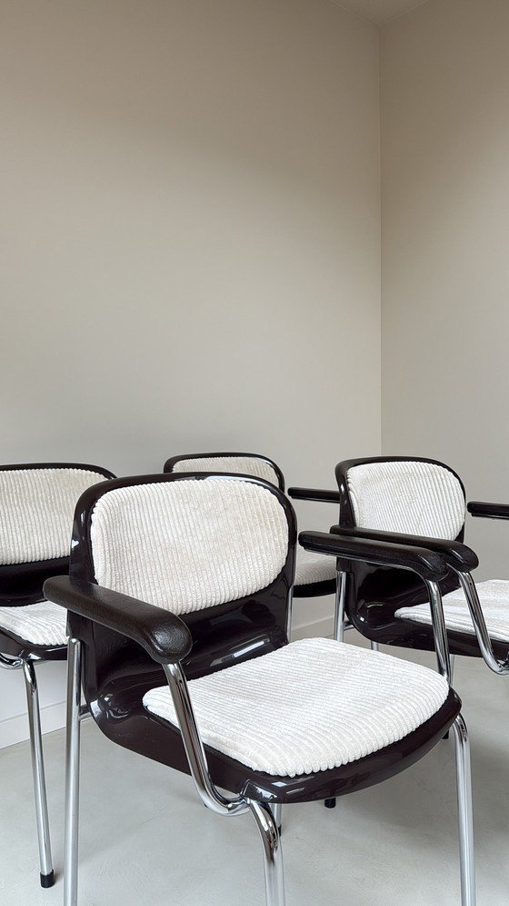 Image 1 of Four vintage bucket chairs SM400K from Drabert designed by Gerd Lange