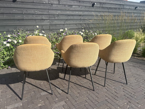 Image 1 of Eetkamerstoelen Montel type Lopez 6 stuks