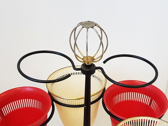 Image 1 of Plant Stand, Pot Holder, Planter, Vintage 1950s Rockabilly 50s