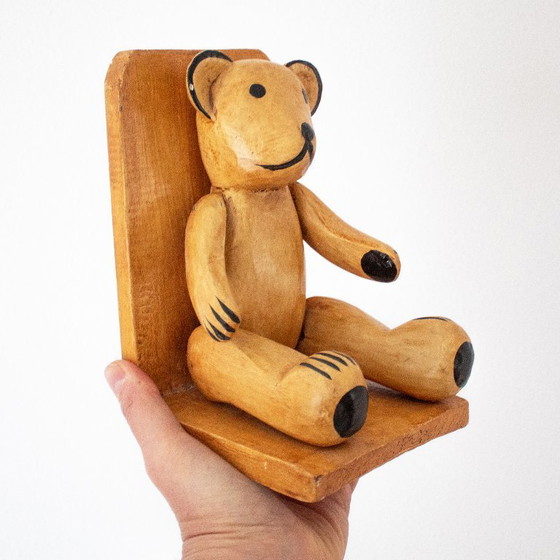 Image 1 of Vintage Teddy Beren Boekensteunen Set