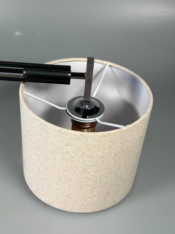 Image 1 of 60er 70er Jahre Wandlampe Wall Sconce ausziehbar Metall Chrom Mid Century Design