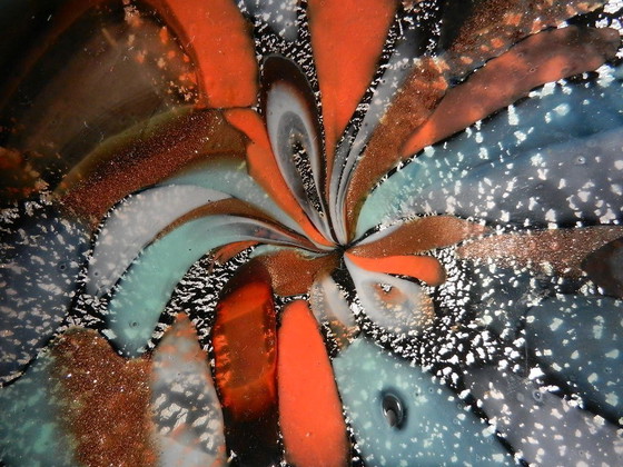 Mehrfarbige Glasschale, sogenannte Tutti Frutti AVEM Murano Italien – Schalen (photo 2 of 8)