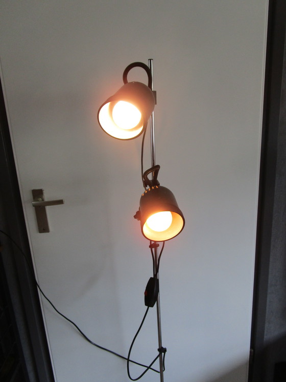 Image 1 of Bellissima lampada da terra anni '70 con 2 faretti