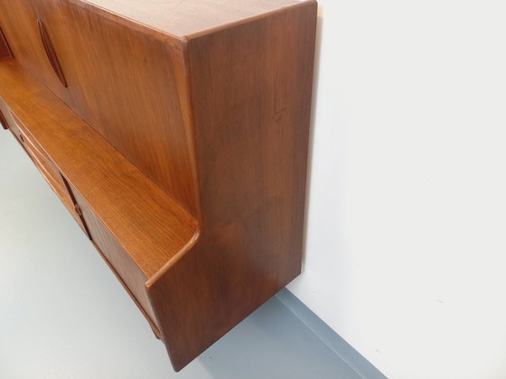Image 1 of Vintage Scandinavian mid-height sideboard Ib Kofod-Larsen for Faarup Møbelfabrik in teak from the 60s