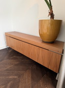 Design Dressoir / Lowboard Teak & Aluminium