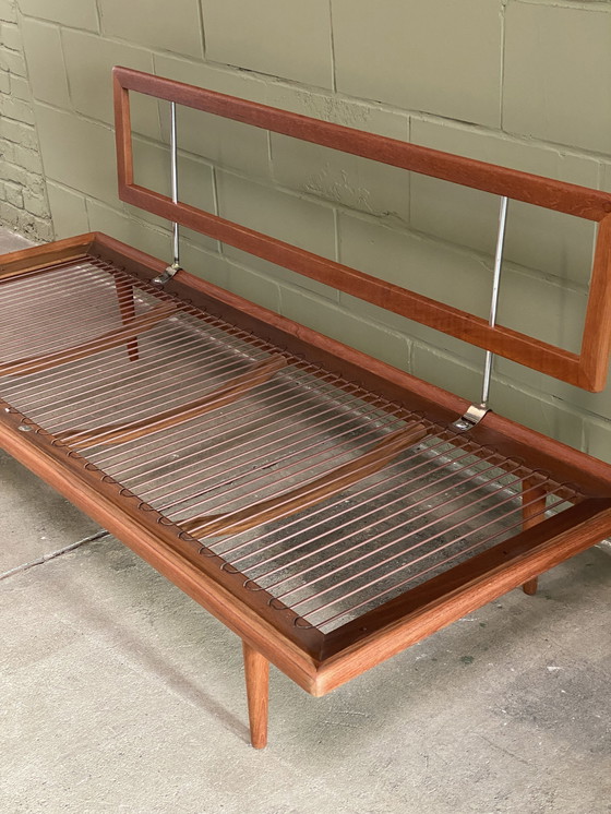 Image 1 of France & Søn daybed in teak van Peter Hvidt & Orla Mølgaard-Nielsen