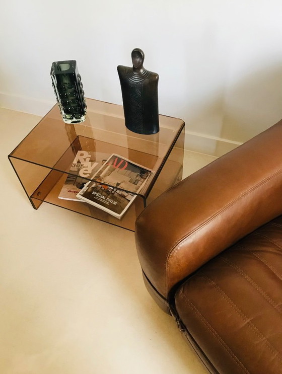 Image 1 of Tavolino Altuglas (lucite) di Michel Dumas, Francia, anni '70