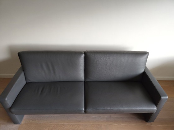 Image 1 of Leolux 3- en 2,5-zit in grijs kalfsleer