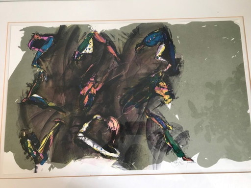 Beautiful lithograph Pavel Roučka 66 x 41