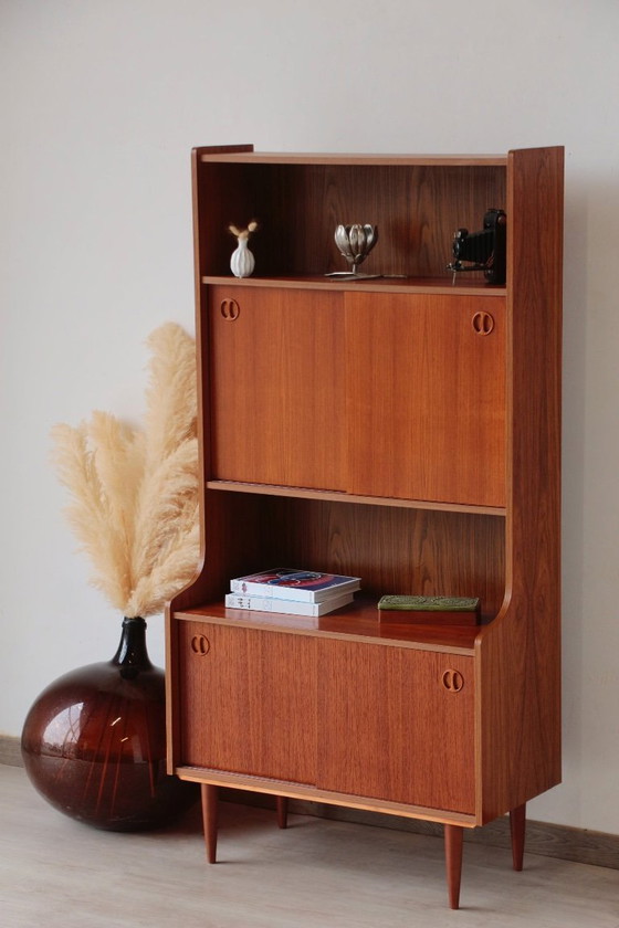 Image 1 of Libreria vintage in teak scandinavo – anni '60