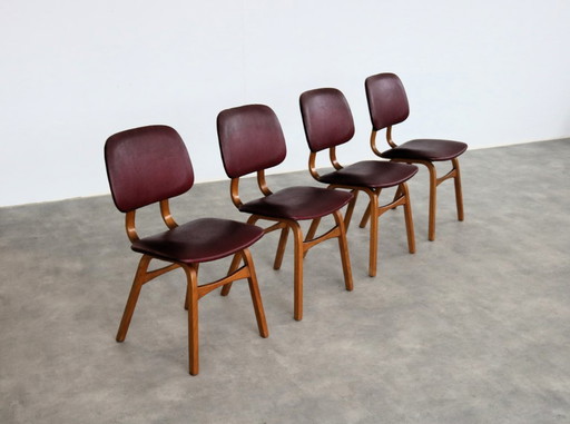 4 sedie da pranzo vintage