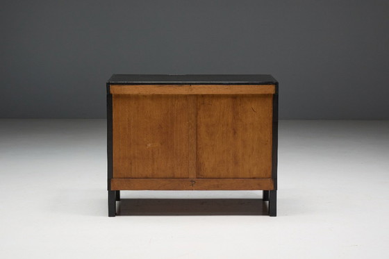 Image 1 of Mobile brutalista De Coene in rovere tinto, Belgio, anni '70