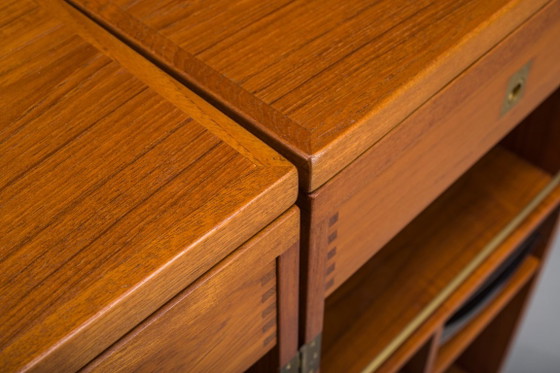 Vintage Teak Bar Cabinet by Reno Wahl Iversen for Dyrlund, Denmark, 1960s – Bar carts, Wood (photo 13 of 24)