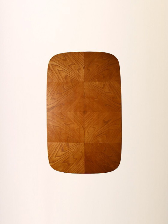 Image 1 of 1960s Scandinavian coffee table in ash and beech