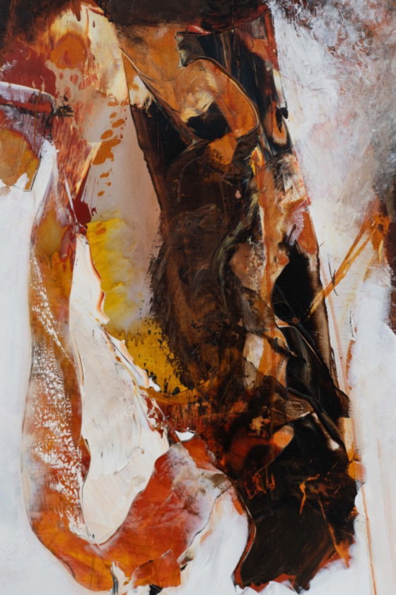 Image 1 of Dos pinturas al óleo originales de Pascal Magis 100 x 100