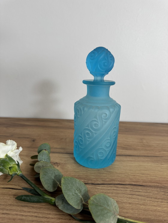 Image 1 of Bottiglia blu vintage