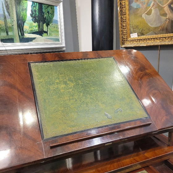 Image 1 of Mesa de arquitecto “à la tronchin”, Luis XVI, madera de caoba, circa 1790 – Francia