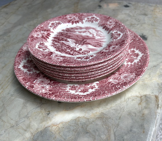 Image 1 of Incantevole set da pasticceria da 7 pezzi - Servizio da tavola in gres inglese EIT