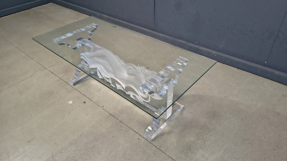 Image 1 of Acrylic coffee table by Fabian Art, 1980s